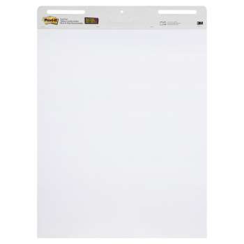 Samolepicí flipchart Post-it, 63,5 cmx 76,2 cm, bílý, 2+1 ks