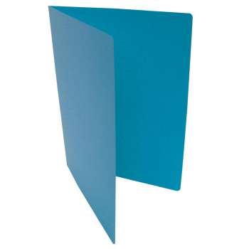 Papírové desky bez chlopní HIT Office - A4, modré , 20 ks