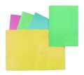 Papírové desky bez chlopní HIT Office - A4, mix barev, 100 ks