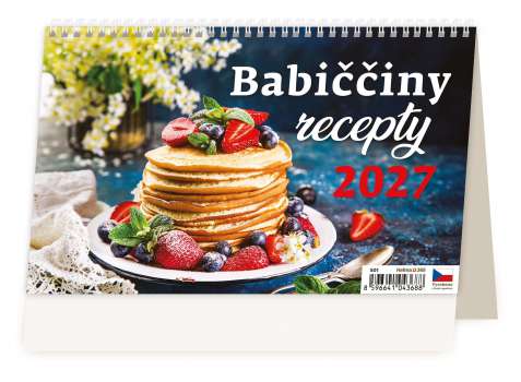 Stolní kalendář 2027 Babiččiny recepty