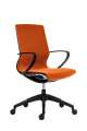 Kancelářská židle Vision - synchro, oranžová/černá