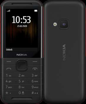 Nokia 5310, Dual SIM, Black/red