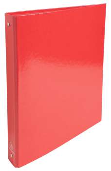 4kroužkový pořadač Exacompta - A4, šíře hřbetu 4 cm, laminovaný karton, červený
