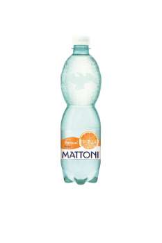 Minerální voda Mattoni - pomeranč, perlivá, 12x 0,5 l