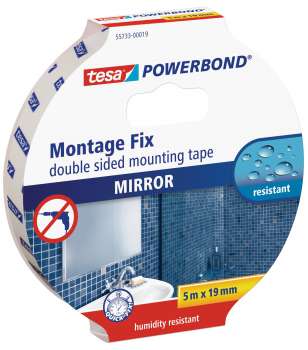 Montážní oboustranná lepicí páska Tesa - Powerbond, na zrcadla, 19 mm x 5 m, 1 ks