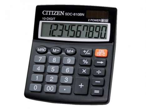 Stolní kalkulačka Citizen SDC-810NR - černá