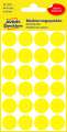 Kulaté etikety Avery Zweckform - žluté, průměr 18 mm, 96 ks