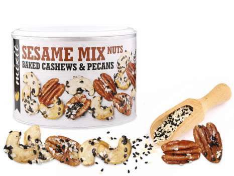 Mixit Oříšky z pece - sezam a růžová sůl, 150 g