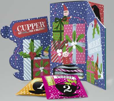 Adventní kalendář s čaji Cupper - 24 ks