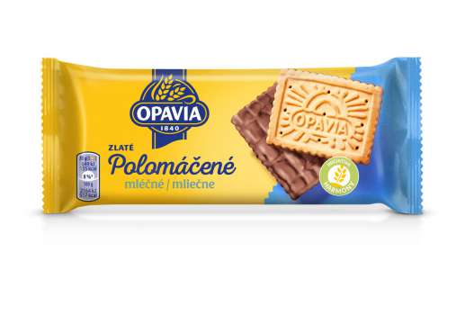 Sušenky Opavia Zlaté - Polomáčené, mléčné, 100 g