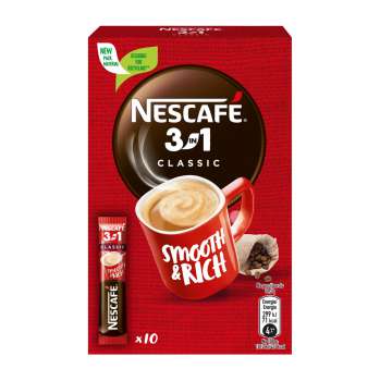 Instantní káva Nescafé Classic - 3v1, 10 x 16,5 g