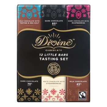 DÁREK: Dárkové balení 12 čokolád Divine, 180 g