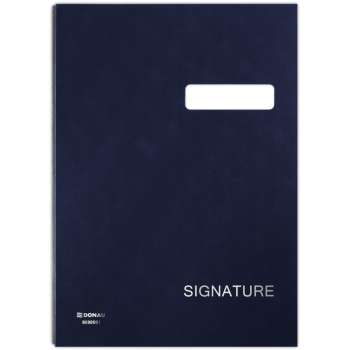 Podpisová kniha Donau - A4, modrá navy, 20 listů