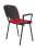 Konferenční židle ISO N s područkami - červená, kostra černá