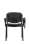 Konferenční židle ISO N se sklopným stolkem - černá, kostra černá