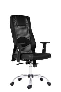 Kancelářská židle Sander - synchro, černá