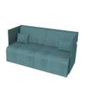 Sofa Meeting Oasis s nízkým paravanem - dvoumístná, tyrkysová