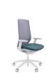 Kancelářská židle AccisPro 150SFL - synchro, šedá/petrolejová