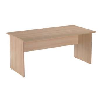 Kancelářský stůl RS TO GO Practical - šíře desky 120 cm, panelové nohy typu L, buk