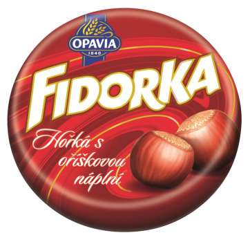 Fidorka - hořká s oříškovou náplní, 30 g