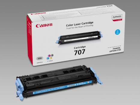 Toner Canon CRG707C - azurový