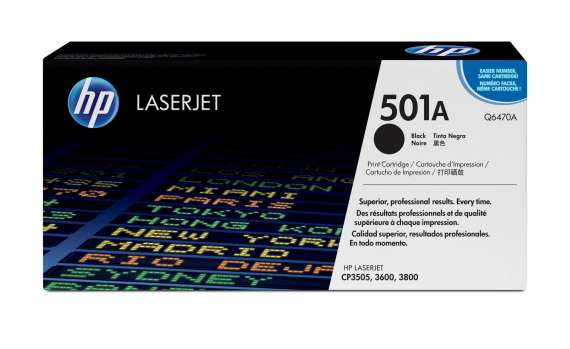 Toner HP Q6470A, č. 501A - černý