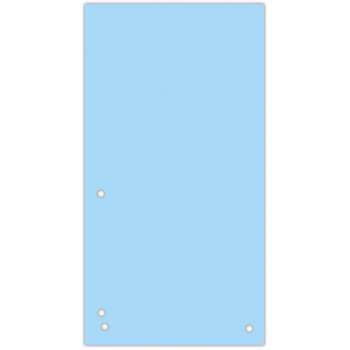 Papírové rozlišovače Donau - 1/3 A4, 235 x 105 mm, modré, 100 ks