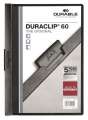 Zakládací desky s klipem Durable Duraclip - A4, kapacita 60 listů, černé