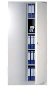 Kovová skříň RS PRO - uzamykatelná, policová, šedá, 90 x 196,8 cm