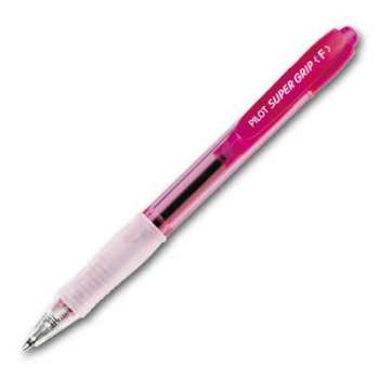 Kuličkové pero Pilot Super Grip, neon růžové