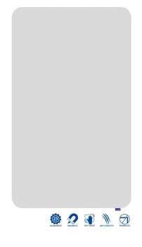 Emailová bezrámová tabule ESSENCE - 119,5 x 200 cm