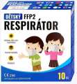 Dětský respirátor CRDLIGHT FFP2 NR - bledě modrý