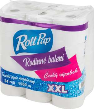 Toaletní papír XXL - 2vrstvý recykl, 65 m, 24 rolí