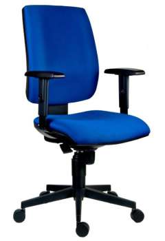 Kancelářská židle Rahat, SY - synchro, modrá
