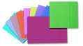 Papírové desky s jednou chlopní HIT Office - A4, mix barev, 100 ks