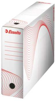 Archivační krabice Standard Esselte - bílá, 8 x 24,5 x 34,5 cm