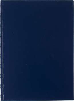 Uzavíratelné desky SPORO - A4, spodní plastové kapsy, modré