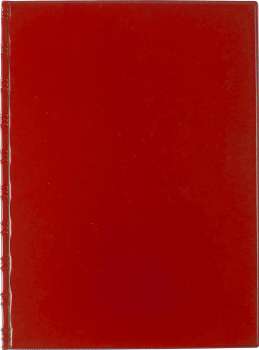 Uzavíratelné desky SPORO - A4, spodní plastové kapsy, červené
