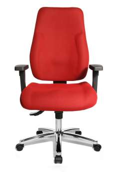 Kancelářská židle TOP - synchro, červená
