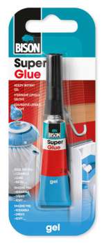 Vteřinové lepidlo BISON Super Glue - gel, 2 g