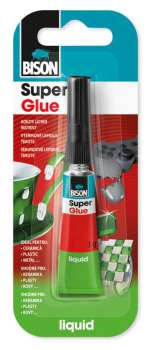 Vteřinové lepidlo BISON Super Glue - tekuté, 3 g