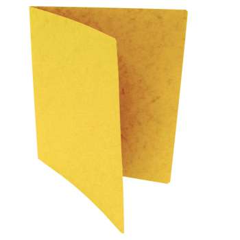 Prešpánové desky bez chlopní HIT Office - A4, žluté, 20 ks