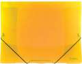 Desky s chlopněmi a gumičkou Opaline - A4, plastové, žluté, 1 ks