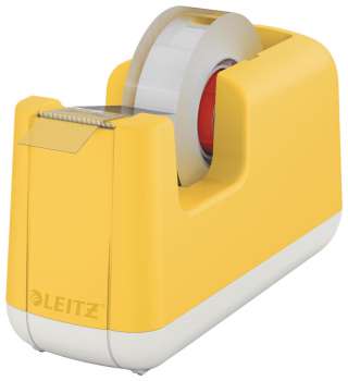 Stolní odvíječ lepící pásky Leitz Cosy - teplá žlutá