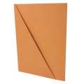 Zakládací desky s rohovou kapsou - A4, kartonové, oranžové, 1 ks