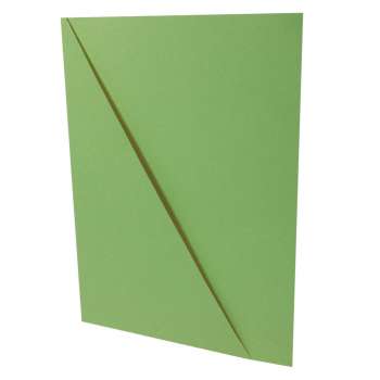 Zakládací desky s rohovou kapsou - A4, kartonové, zelené, 1 ks