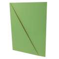 Zakládací desky s rohovou kapsou - A4, kartonové, zelené, 1 ks