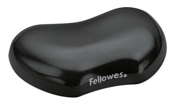 Opěrka zápěstí Fellowes - Crystal Gel Flex, černá