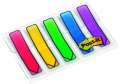Samolepící záložky Post-it®  "šipky" - 11,9 x 43,1 mm, mix barev, 5 ks