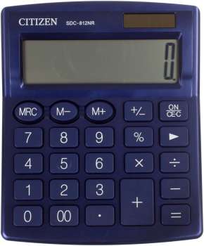 Stolní kalkulačka Citizen SDC-812NR - tmavě modrá